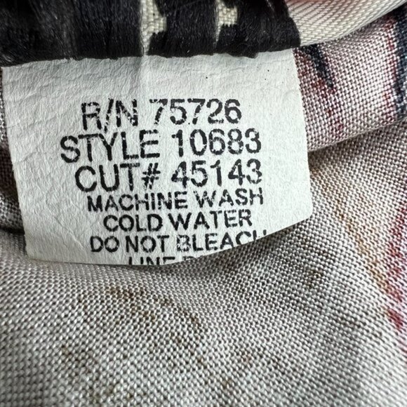 TEDDI Vintage Midi Dress Womens Large Petite Animal Striped Tie Back Short Sleev - Picture 6 of 10